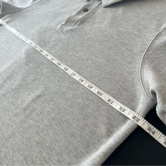 Men’s L.L. Bean Light Grey Trim Fit L Reg Polo Shirt 100% Cotton - Picture 7 of 9